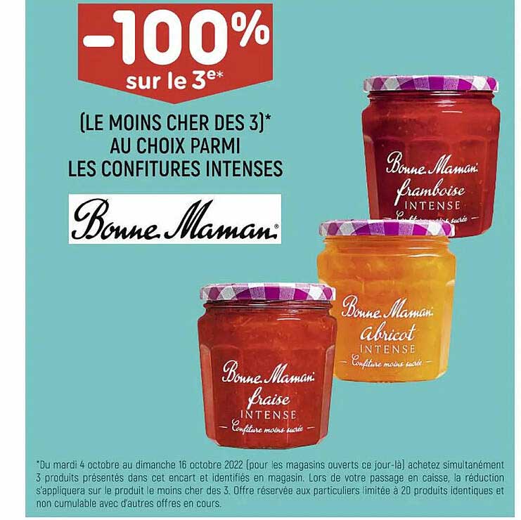 Les Confitures Intenses Bonne Maman