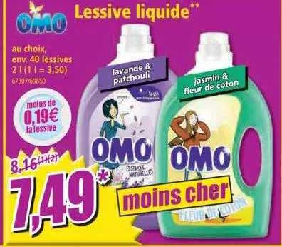Lessive Liquide Omo