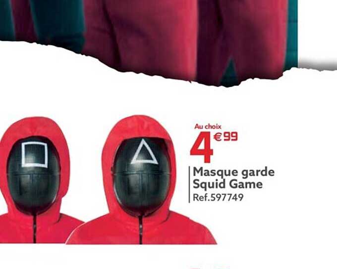 masque garde squid game