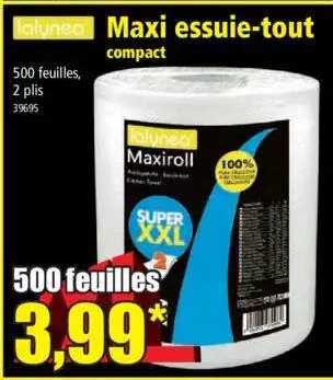 maxi essuie-tout compact lalynea