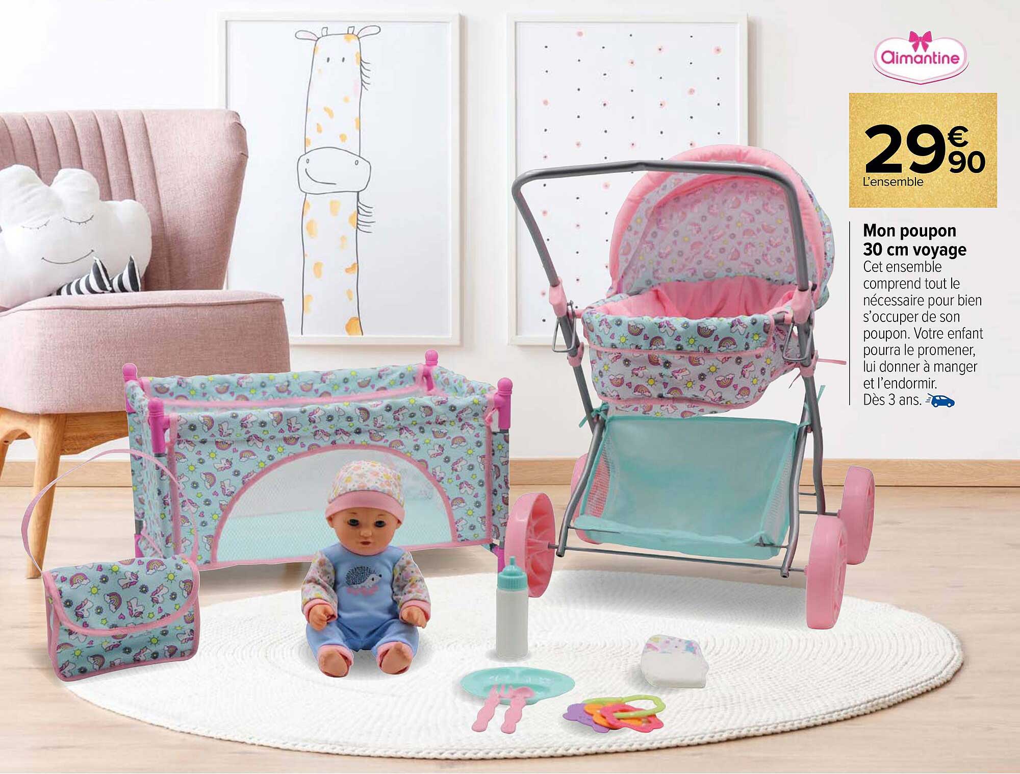 mon poupon 30 cm voyage climantine