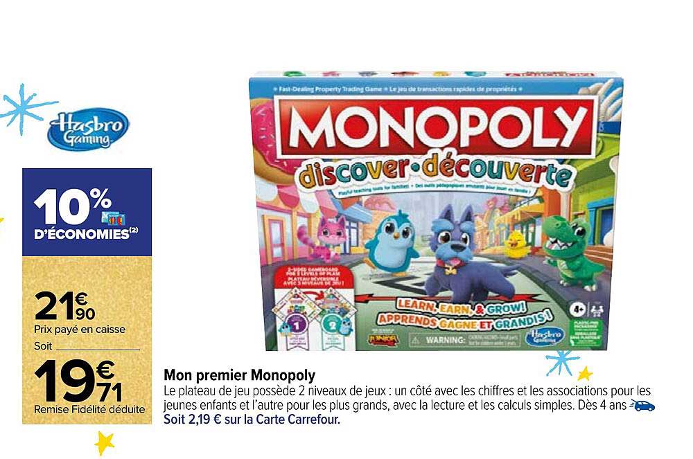 mon premier monopoly husbro gaming