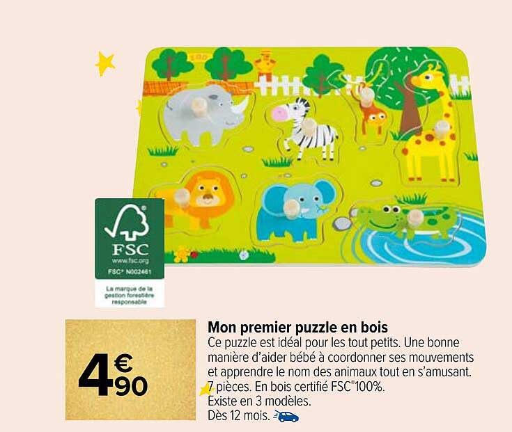 mon premier puzzle en bois
