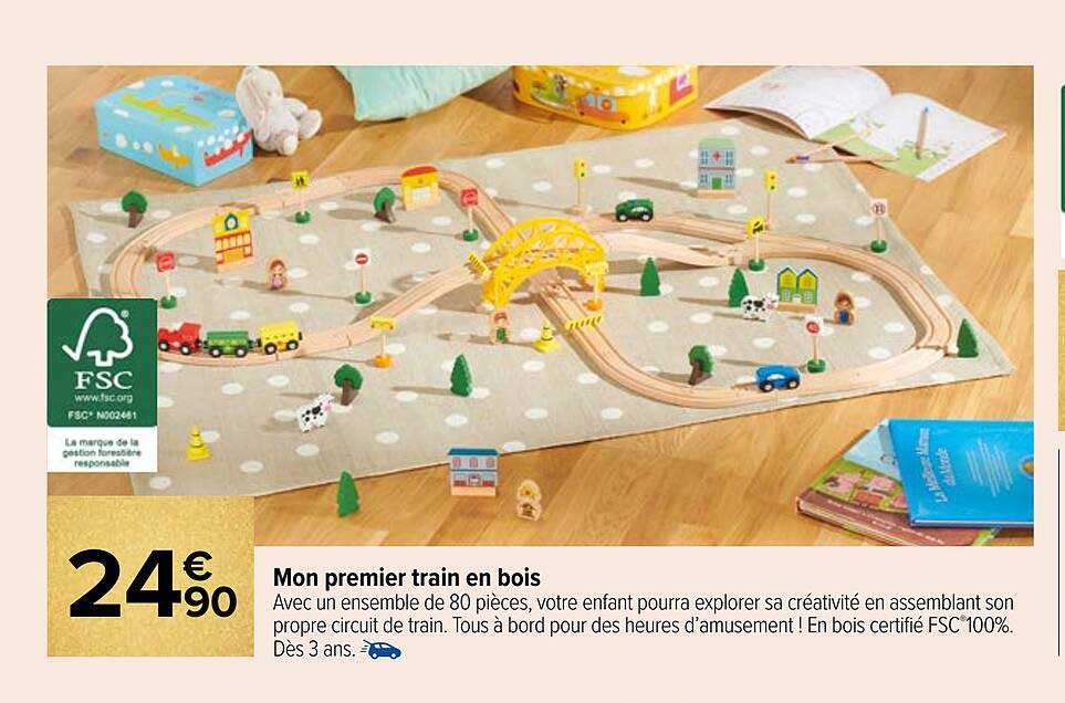 mon premier train en bois