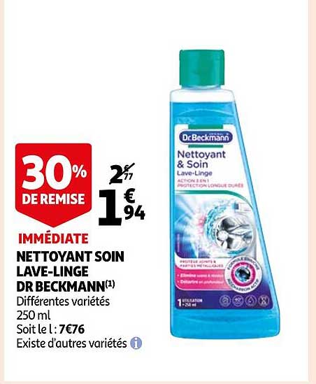 Nettoyant Soin Lave-linge Dr Beckmann
