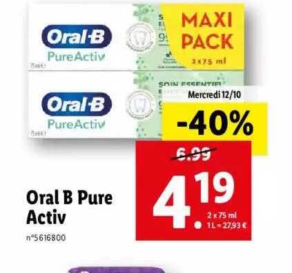 oral b pure activ