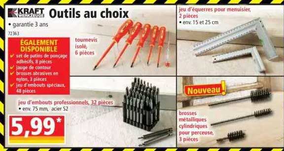 outils au choix kraft werkzeuge