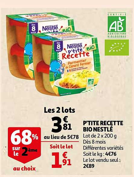 P'tite Recette Bio Nestlé
