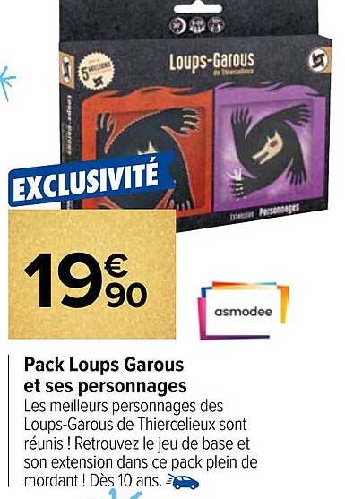 Pack Loups Garous Et Ses Personnages