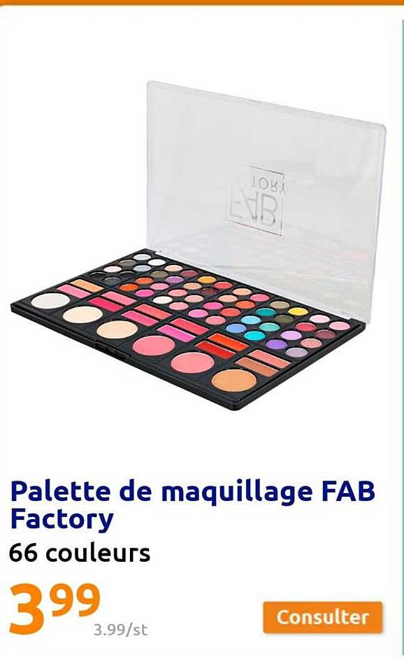 palette de maquillage fAB factory
