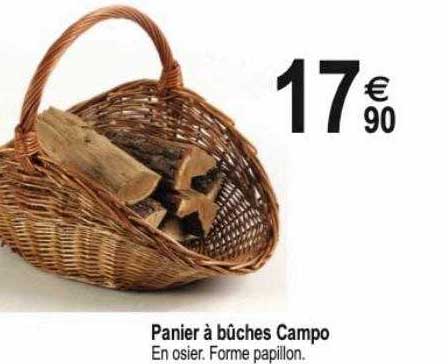 panier à bûches campo