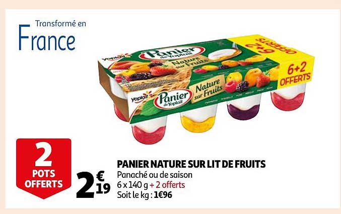 Panier Nature Sur Lit De Fruits