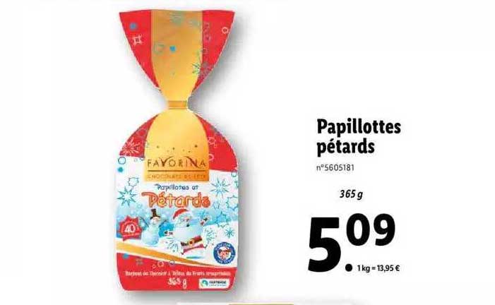 papillotes pétards