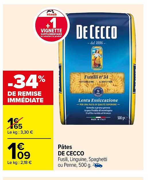 pâtes de coco de cecco