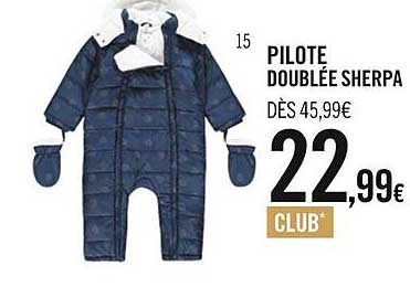 pilote doublée sherpa