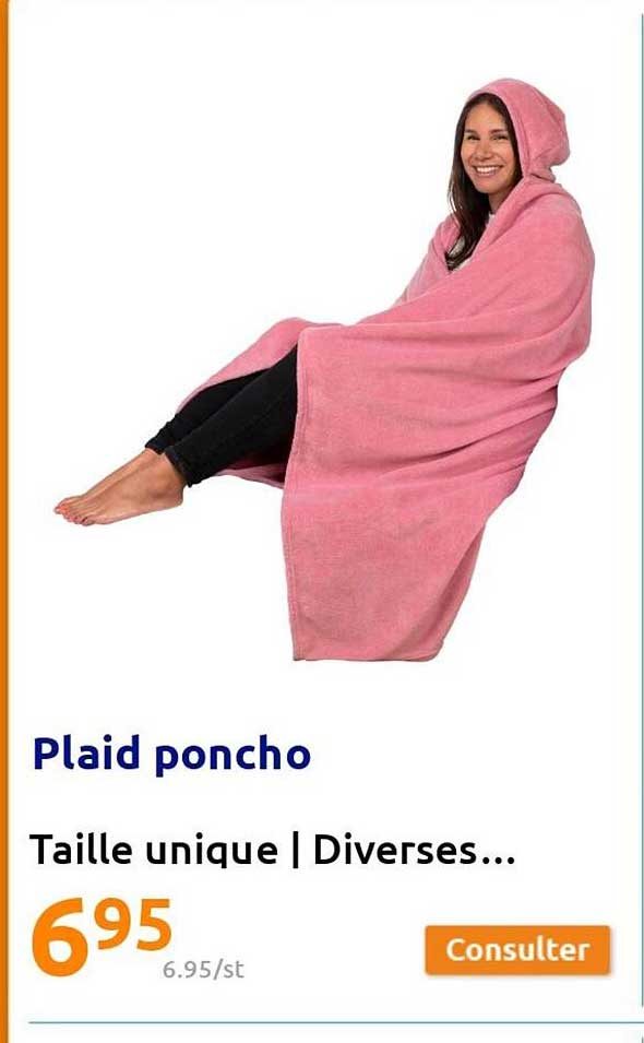 Plaid Poncho