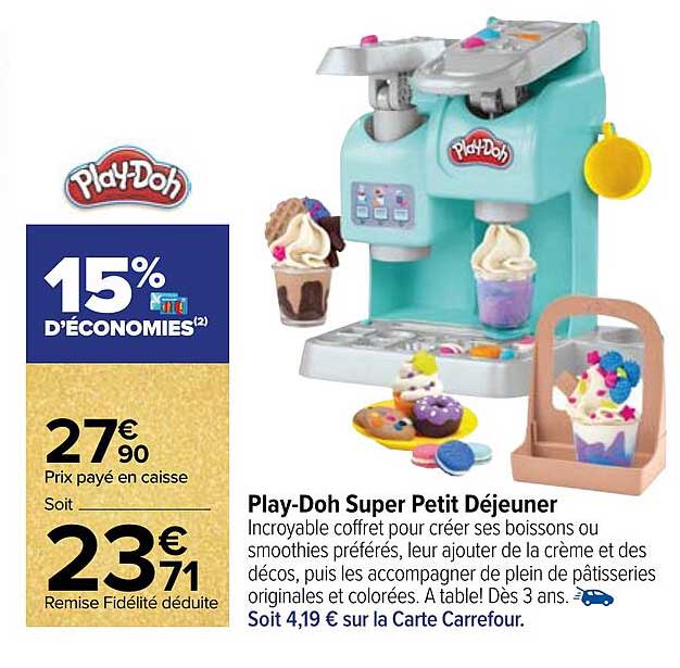 Play-doh Super Petit Déjeuner