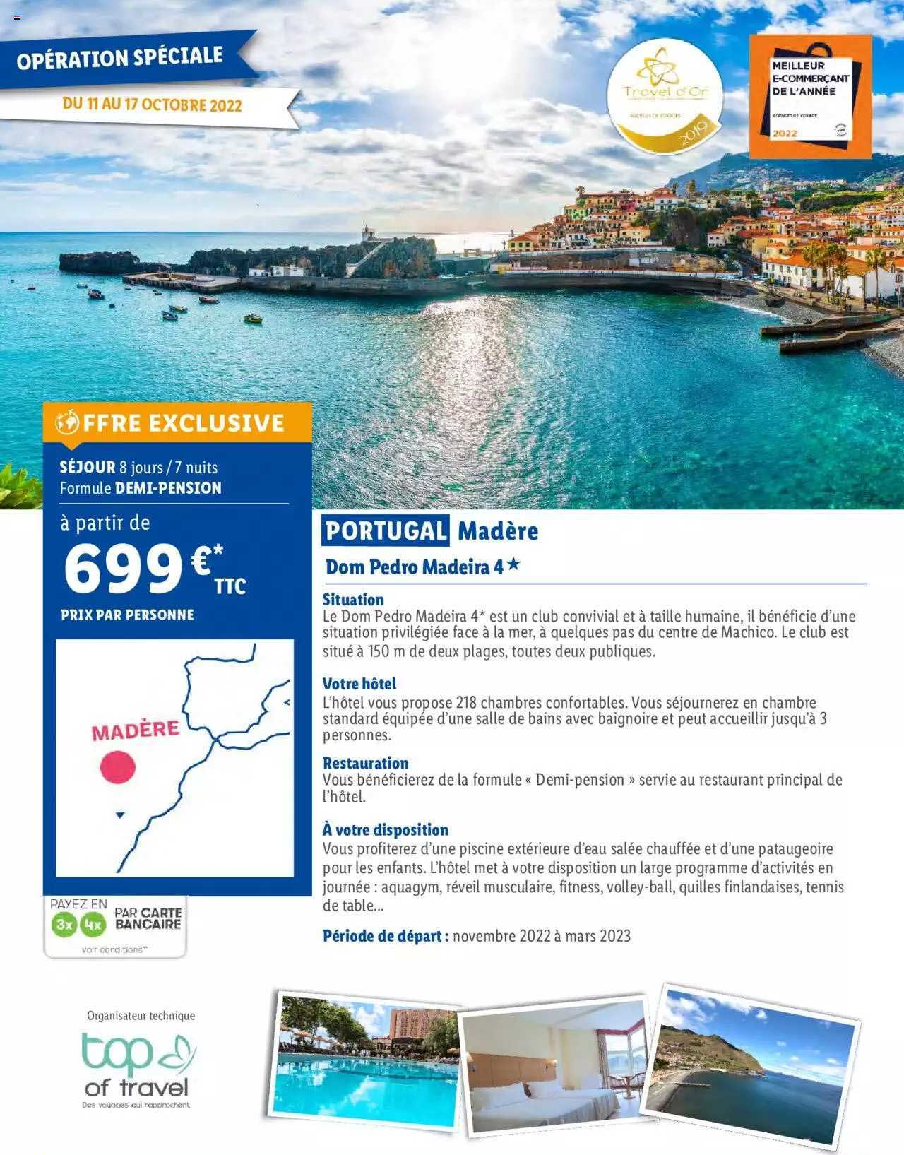 portugal : dom pedro maderia 4*