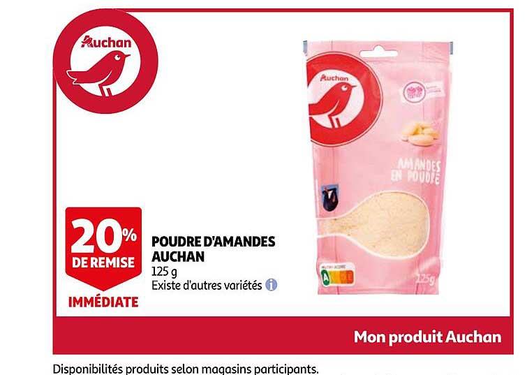 poudre d'amandes auchan