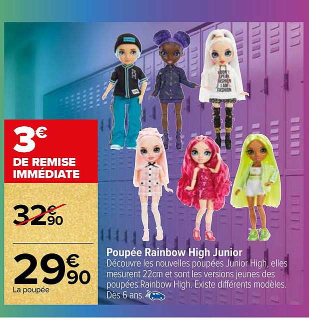 poupée rainbow high junior