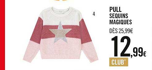pull sequins magiques