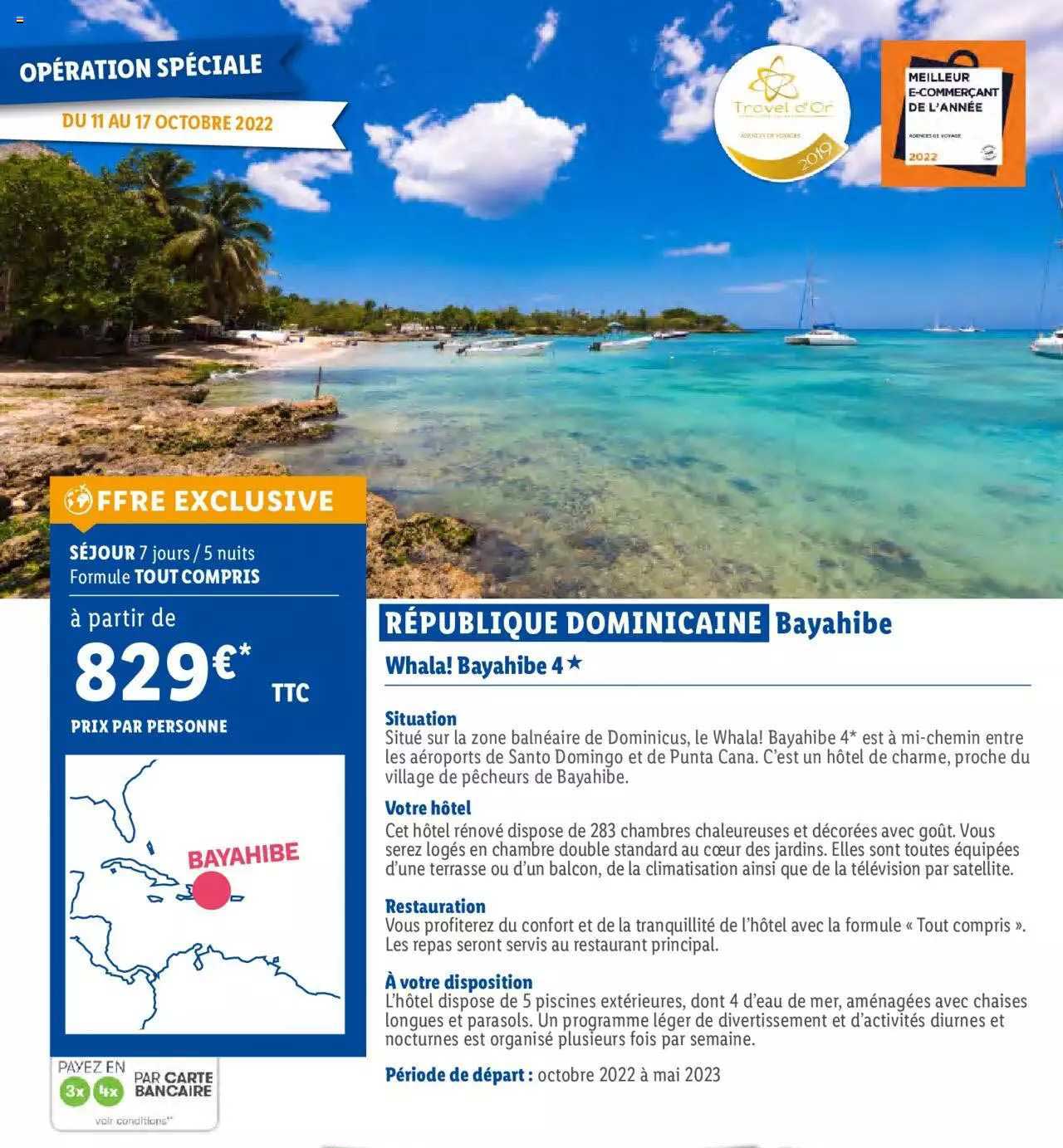 république dominicaine : whala! bayahibe 4*