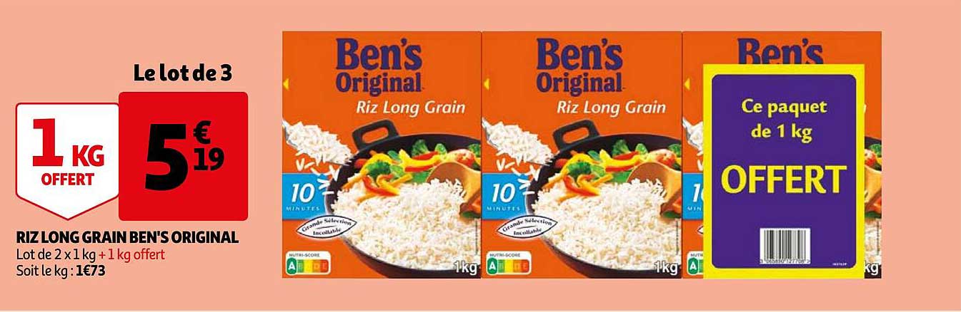 Riz Long Grain Ben's Original