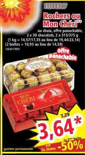 rochers ou mon chéri ferrero
