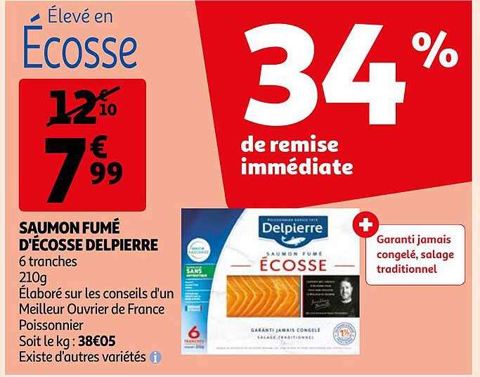 saumon fumé d'écosse delpierre