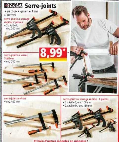 serre-joints kraft werkzeuge