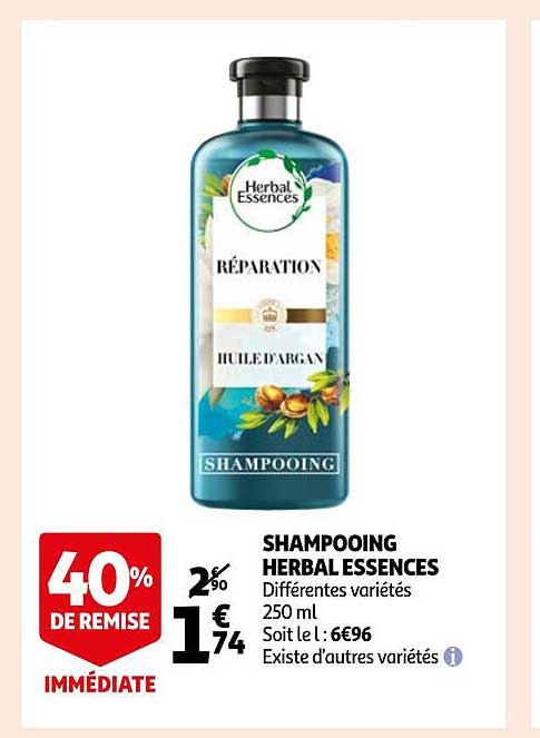 shampooing herbal essences