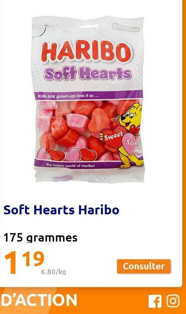 soft hearts haribo