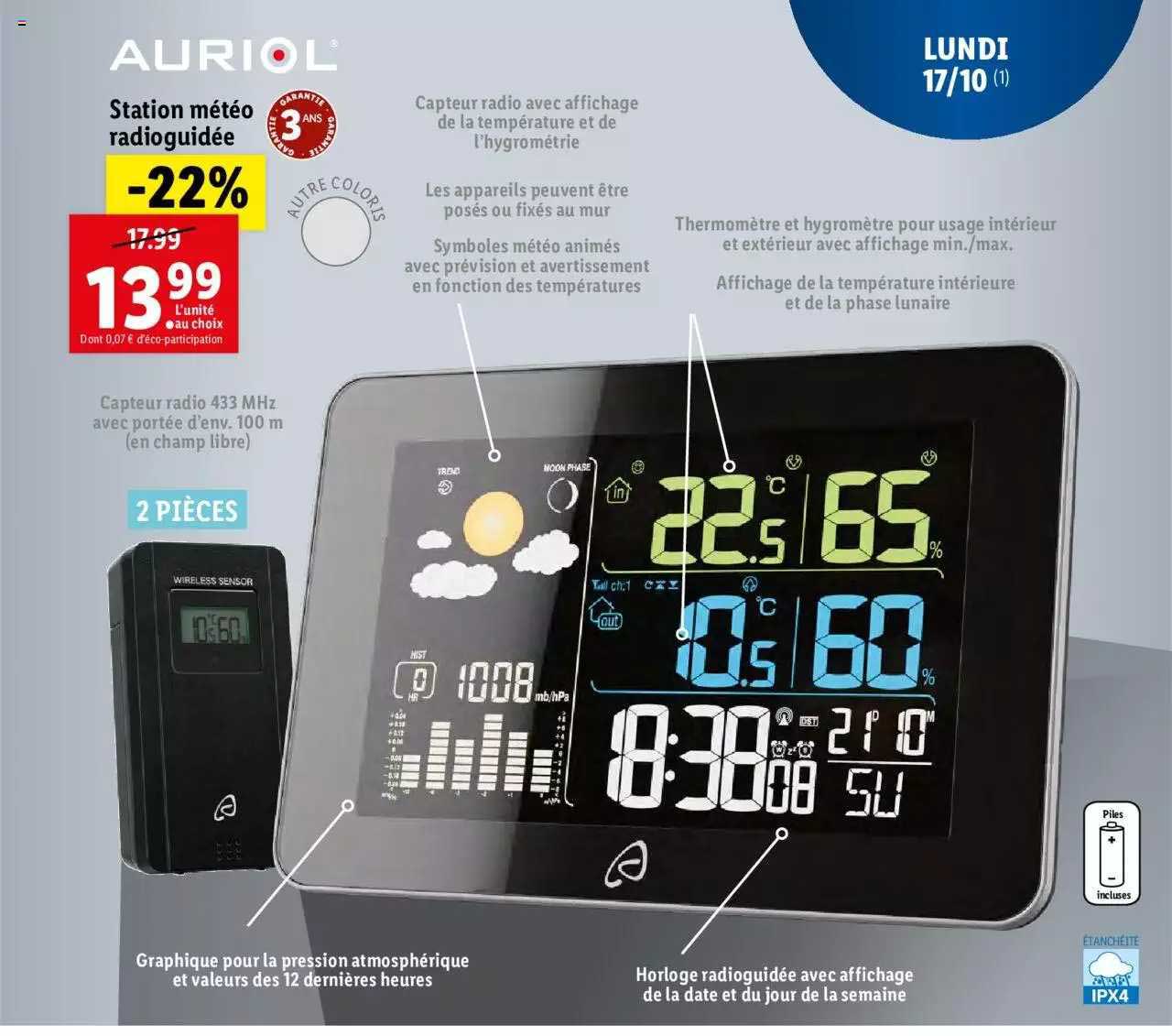 Station Météo Radioguidée Auriol