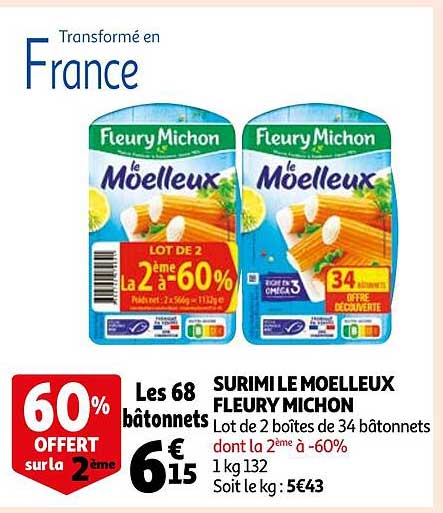 surimi le moelleux fleury michon