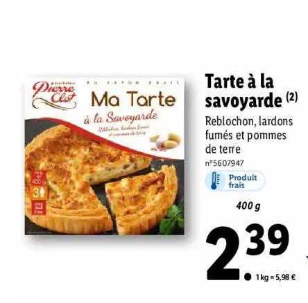 tarte à la savoyarde