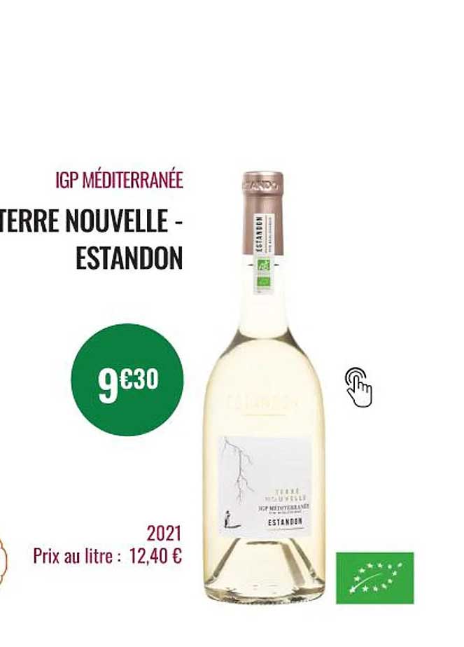 igp méditerranée terre nouvelle - estandon