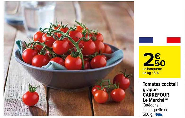 Tomates Cocktail Grappe Carrefour Le Marché