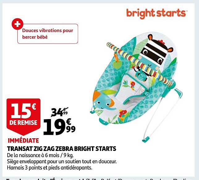 transat zig zag zebra bright starts