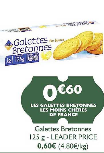 galettes bretonnes leader price