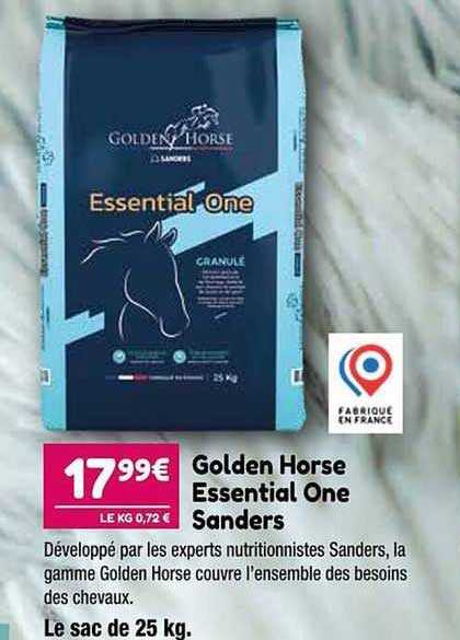 golden horse essential one sanders