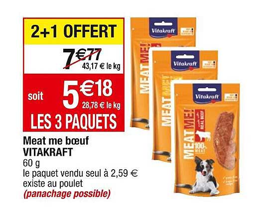 meat me bœuf vitakraft