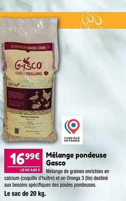 mélange pondeuse gasco