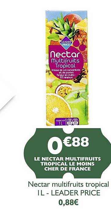 nectar multifruits tropical leader price