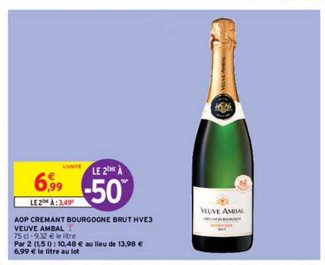 aop crémant bourgogne but hve3 veuve ambal