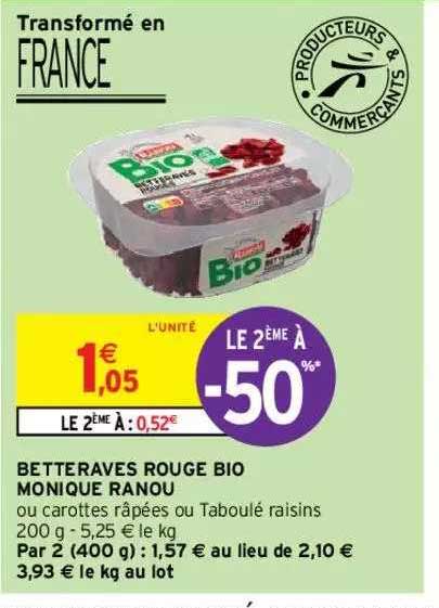 betteraves rouge bio monique ranou