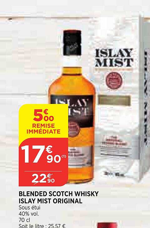 blended scotch whisky islay mist original