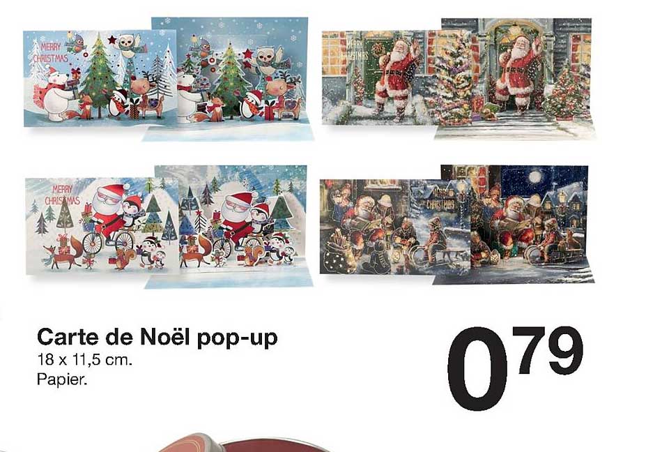 Carte De Noël Pop-up