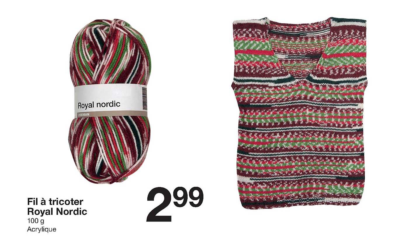 fil à tricoter royal nordic