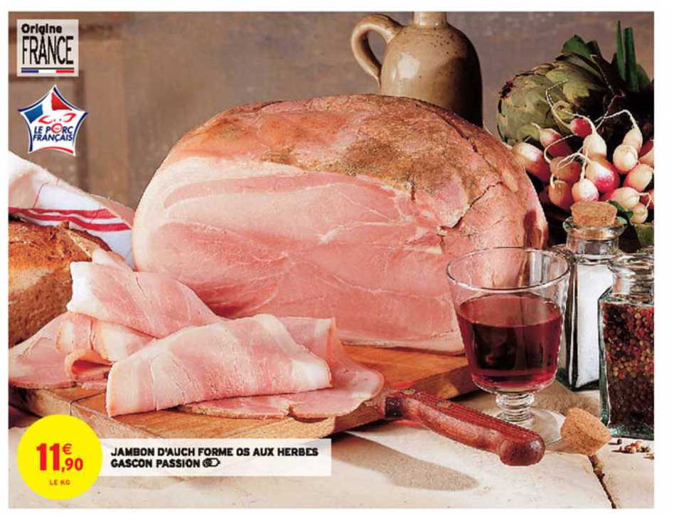 jambon d'auch forme os aux herbes gascon passion