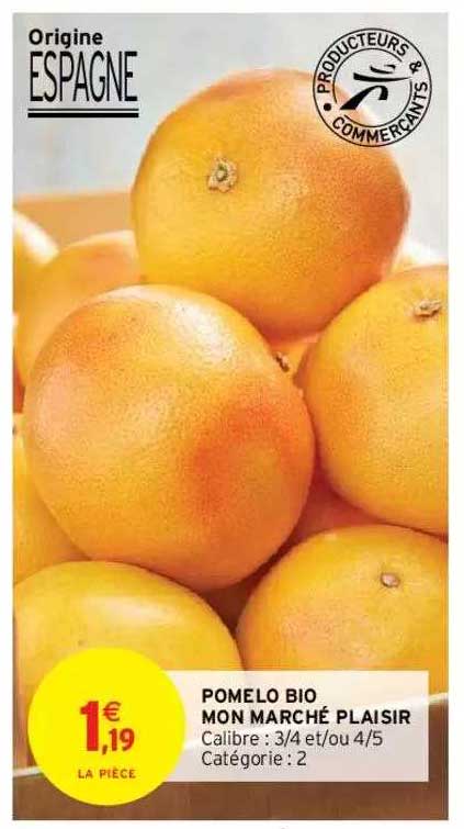 pomelo bio mon marché plaisir